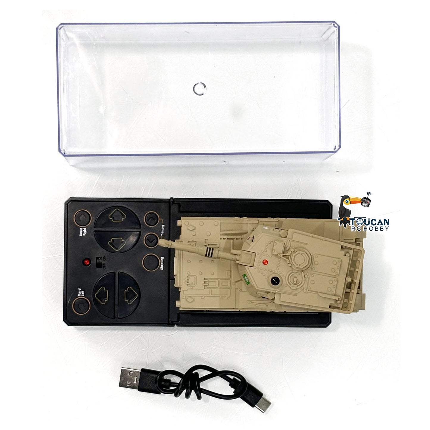 Fast Free Shipping RTR Infrared Battle Tank RC Military Tank Turret Rotate Mini Toy Gift for Kids