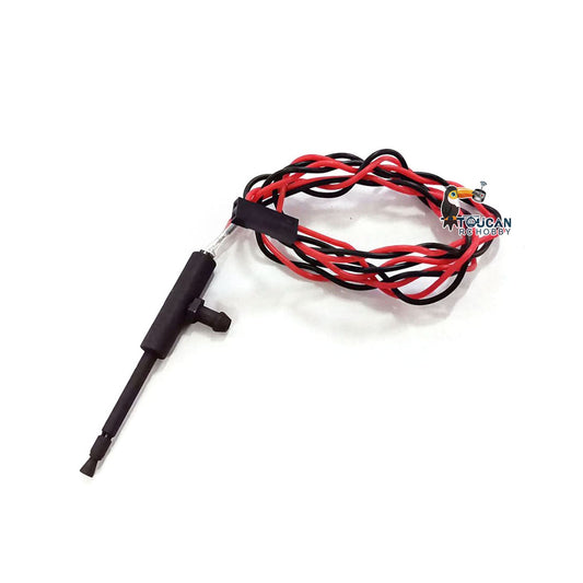 US Stock Metal Black Machine Gun W/LED Light for DIY Heng long 1/16 Scale RC Tank Radio Control Vehicle Model