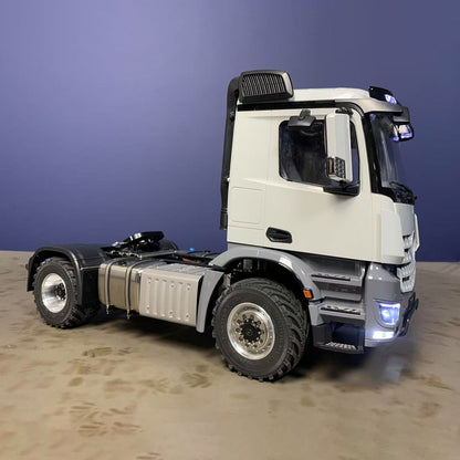 3Speed RTR Model 1/14 RC Tractor Truck BZ L44 Remote Control Farm Vehicle Metal 4x4 Chassis Axle Lock Flysky ST8 Radio Battery