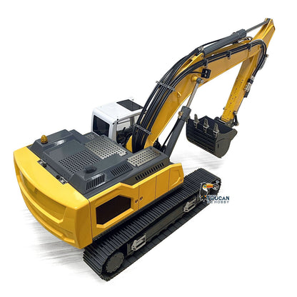 US Stock 1:14 Hydraulic RC Excavator for Remote Control 945 5CH Reversing Valve Simulation Construction Vehicle Hobby Model