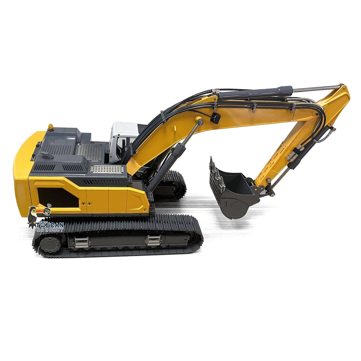 US Stock 1:14 Hydraulic RC Excavator for Remote Control 945 5CH Reversing Valve Simulation Construction Vehicle Hobby Model