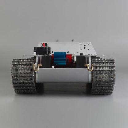 Full Metal RC Tank Chassis for Heng Long 1/16 German King Tiger Henschel Steel Gearbox 390 Brushed Motor Smoke Unit Speaker