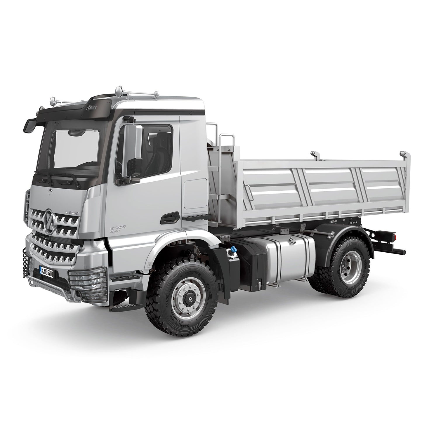 Kabolite 4*4 1/14 RC Dump Truck 5701 RTR Electric Lifting Remote Control Tipper Model 2Speed Gearbox Lights Sound System RTR