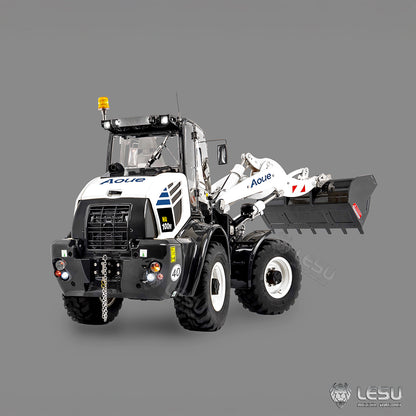 LESU Aoue WA100M-8 1/14 Metal 4x4 Hydraulic RC Loader A0021 Model with Brushless Motor Quick Release Coupler Sound Light System
