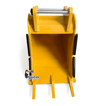 TOUCAN Metal Ripper Wide Bucket Manual Quick Coupler Rake for 1/8 Scale 385CF Hydraulic RC Excavator Remote Control Digger Model DIY Spare Parts