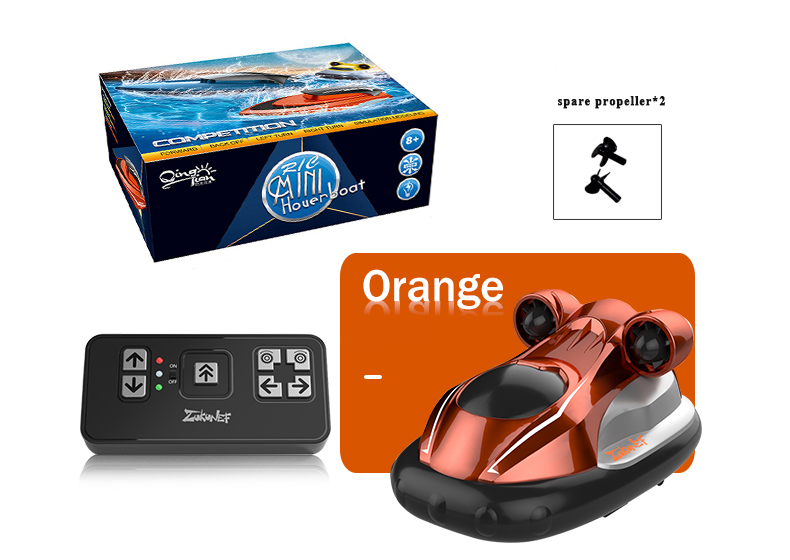 TOUCAN RC Mini Boat Remote Controlled Pool Lake Rowing Racing Ship for Kids Adults Toy Gidts Radio Battery Alarm 8.5*5.5*4.5(CM)