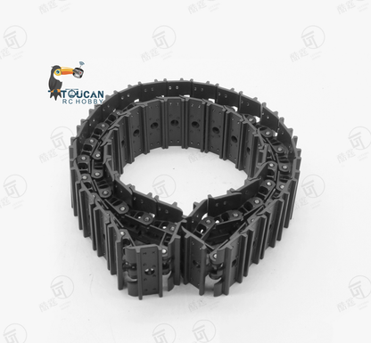 CUT Model Metal Zinc Alloy Tracks 50MM/35MM for 1/14 RC Hydraulic Excavator LR914 C914 Digger Model JDM-208 920 DIY Parts for Serious Enthusiast