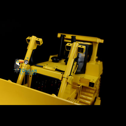Pre painted metal rc bulldozer rtr vehicle built in 3T sound and simulation lights
