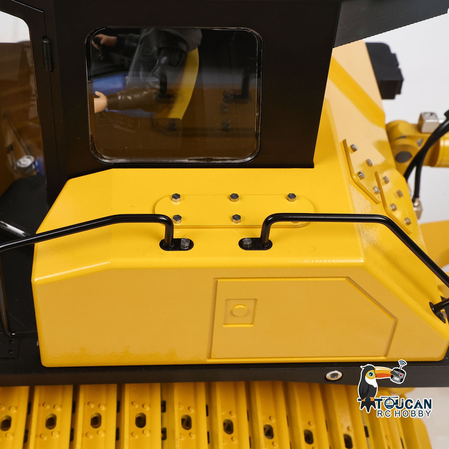 Spray Coated RC Bulldozer Model
