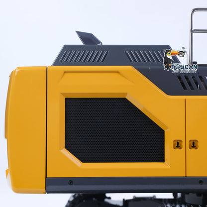 Realistic tracked hydraulic excavator finished yellow model PL18EV radio control system
