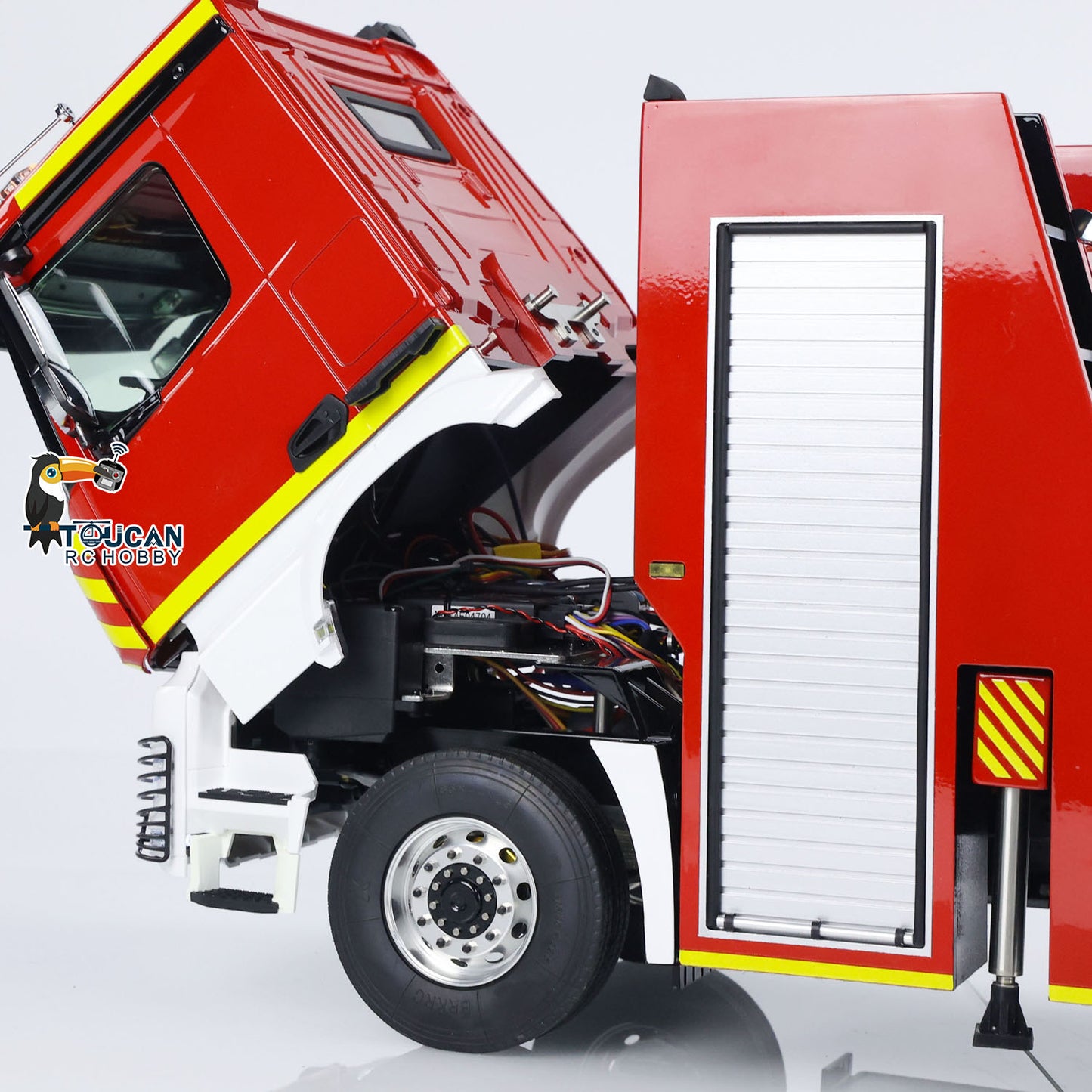 Factory painted and assembled RC fire truck ready for use
