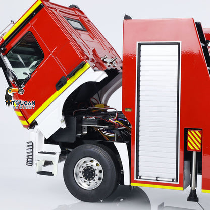 Factory painted and assembled RC fire truck ready for use
