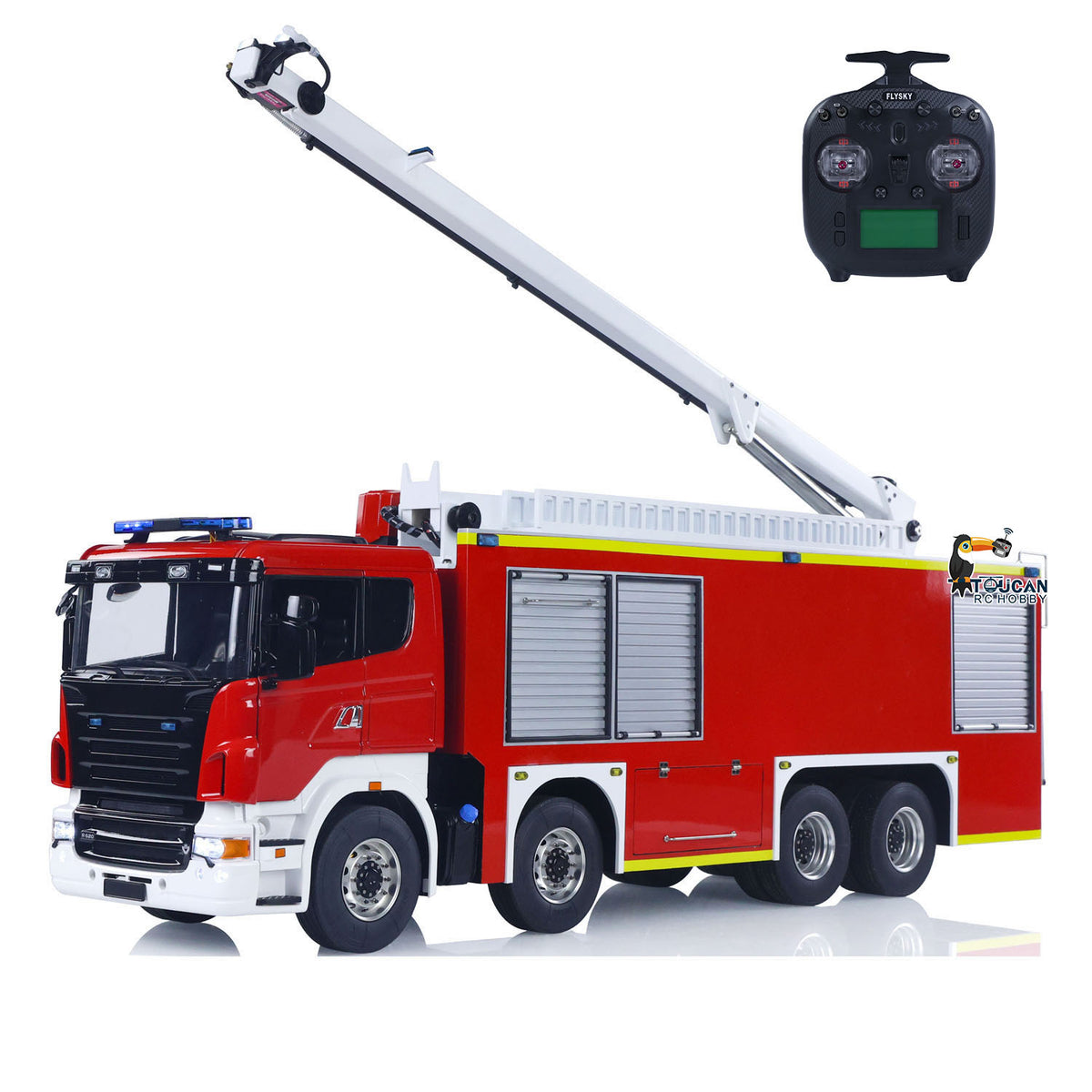 YLLModel 1/14 Metal RC Fire Truck 8X4 Metal Chassis PS0012
