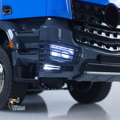 RC full dump vehicle equipped with practical hydraulic crane device
