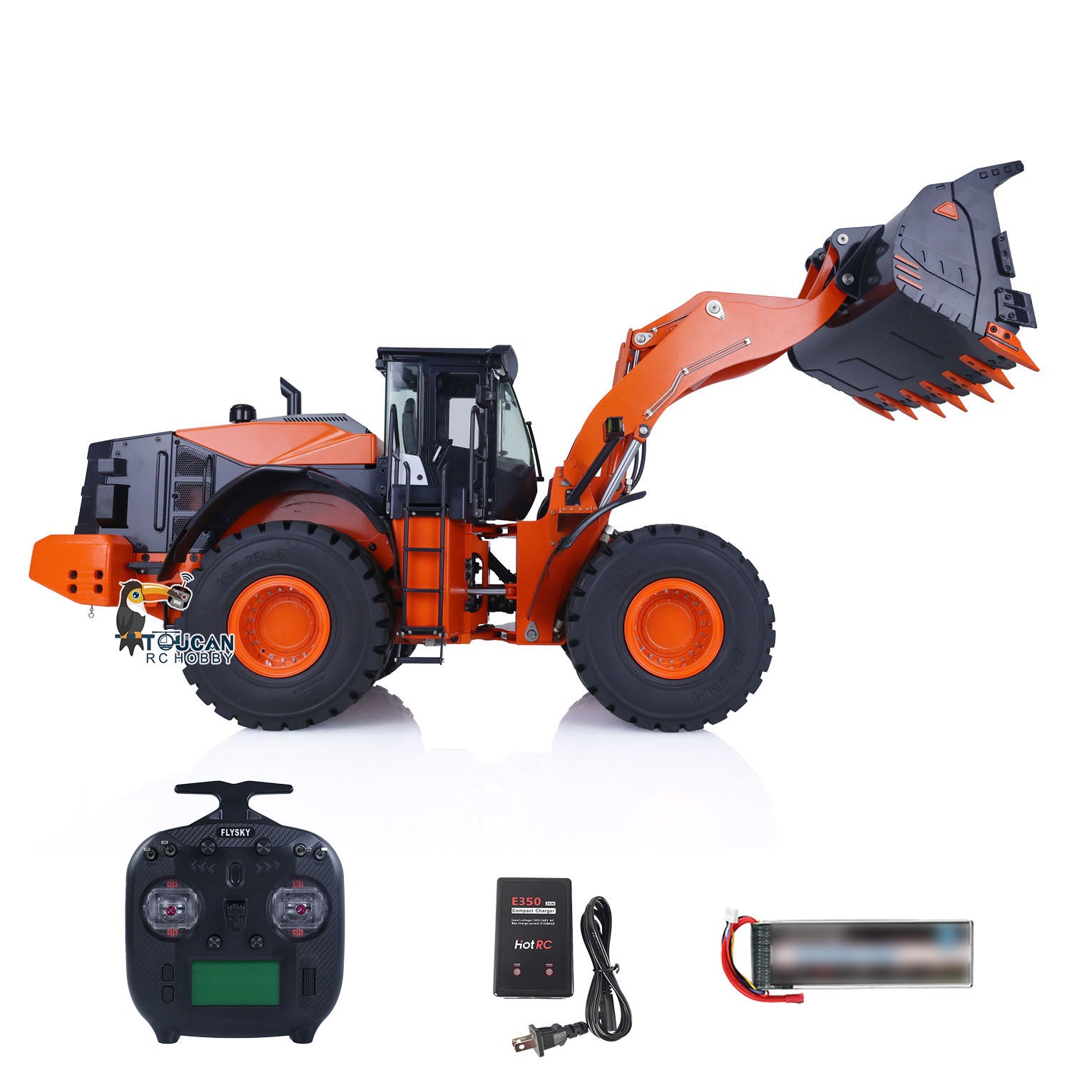 1/14 RC Metal Loader ZW370 JDM 198 Hydraulic Realistic Scale Model