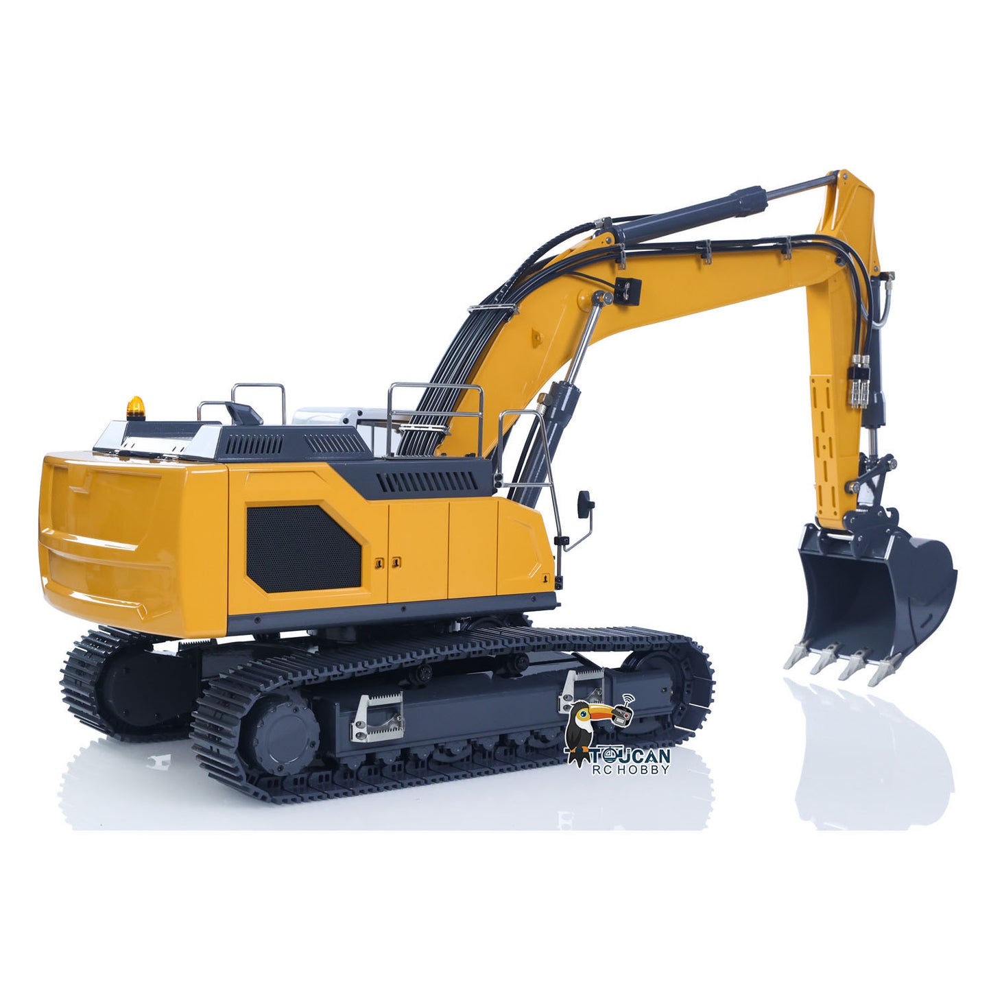 Simulation tracked excavator all metal body upgraded distribution valve realistic sound effect
