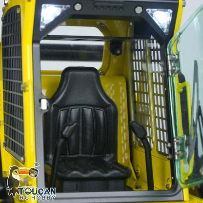 Realistic simulation RC skid loader with metal structural parts
