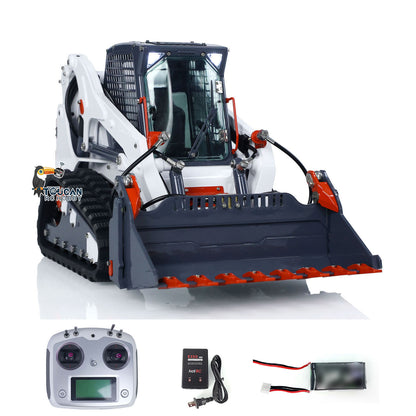 RC tracked loader equipped with metal hydraulic working system
