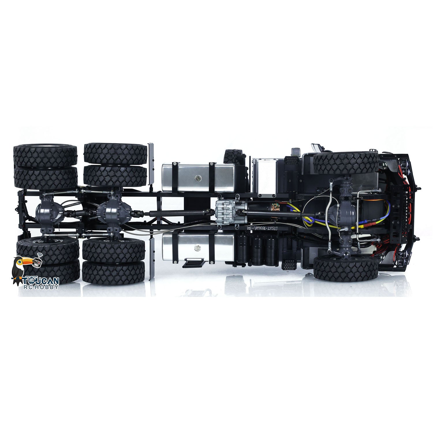 US Stock JDModel 157 1/14 6X6 RC Metal Off-Road Tractor Truck for