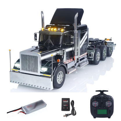 RC tractor truck equipped with suspension chassis full electric assembly
