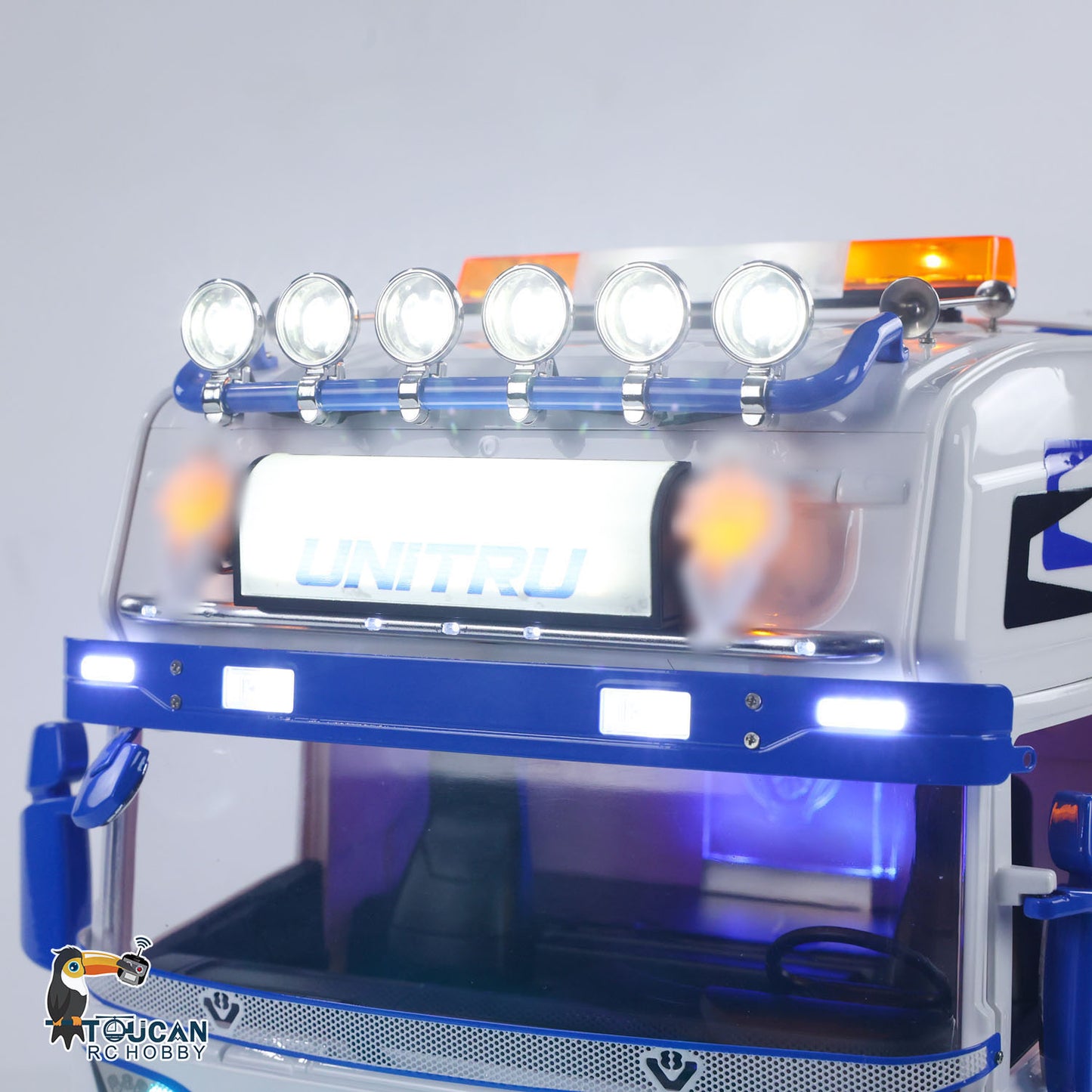 RC truck designed with premium 12 airbag rear suspension structure
