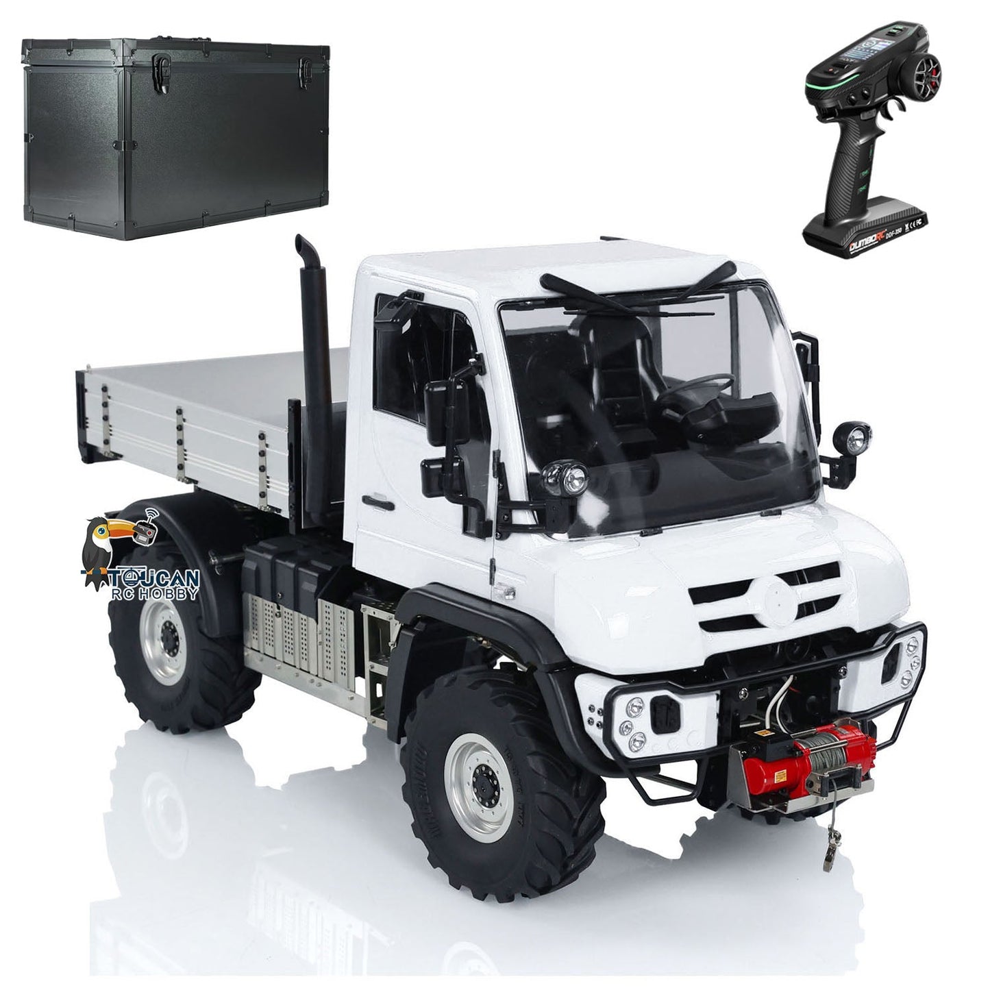 RC Crawler Unimog U423 with Metal Cargo Bed

