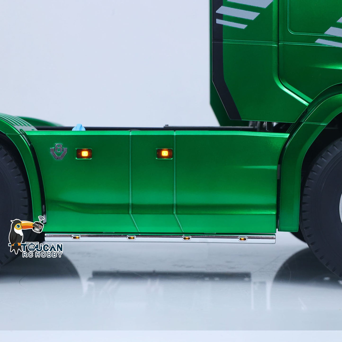 In Stock 1/14 KABOLITE 6*6 Remote Control Tractor Truck 770S 2Speed Gearbox Axle Locks Electric Windshield Wiper Openable Door RTR
