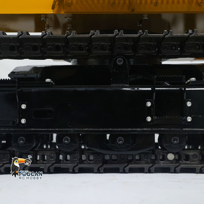 1/8 Metal Remote Control Hydraulic Excavator 390F Heavy Duty 3CH Valves RC Construction Vehicle Models Flysky PL18EV Radio
