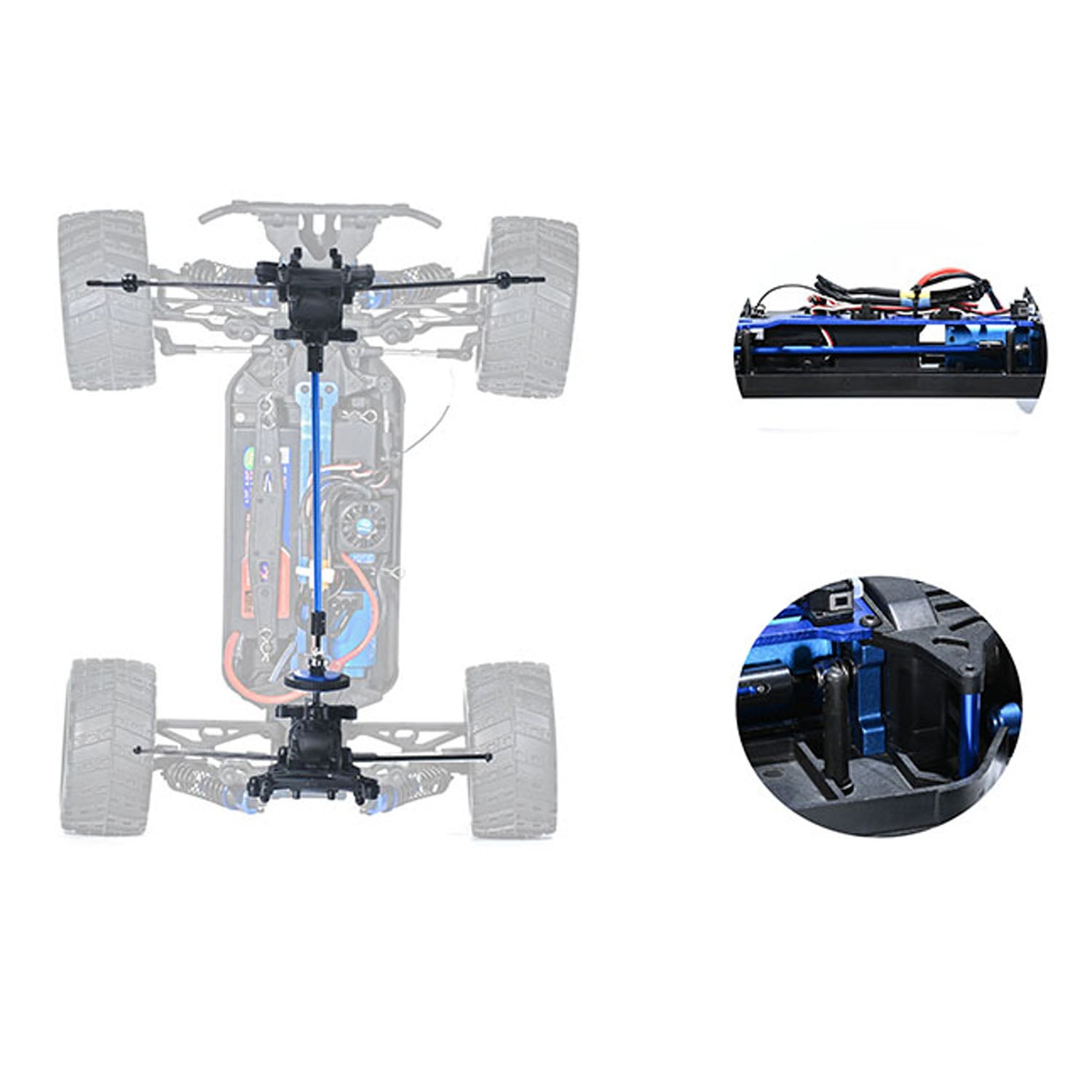 TOUCAN RC HOBBY VRX RH1066 1/10 RC Electric Big Tire Truck 4WD 60-70KM