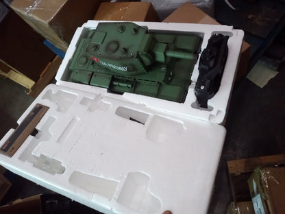Second Hand US STOCK Henglong 1/16 Upgraded 7.0 Soviet KV-2 RTR RC Tank Gigant 3949 Metal Tracks