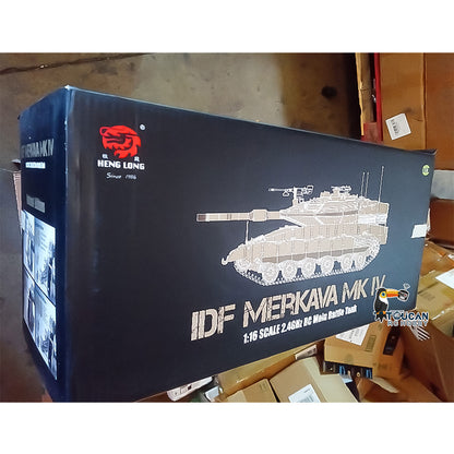 Second Hand US STOCK Heng Long 1/16 Military RC Battle Tank IDF Merkava MK IV Full Metal Chassis 3958