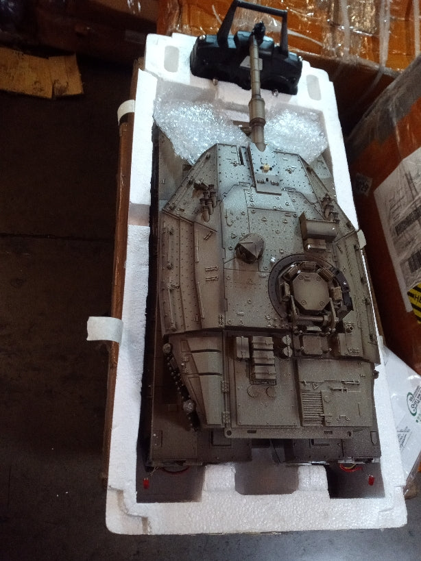 Second Hand US STOCK Heng Long 1/16 Military RC Battle Tank IDF Merkava MK IV Full Metal Chassis 3958