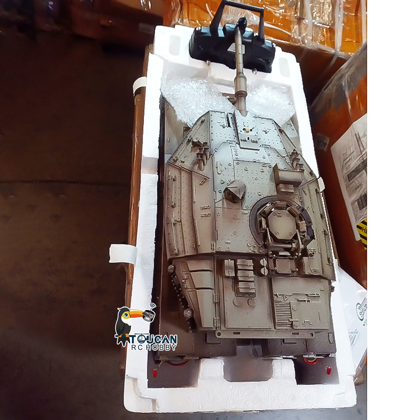 Second Hand US STOCK Heng Long 1/16 Military RC Battle Tank IDF Merkava MK IV Full Metal Chassis 3958