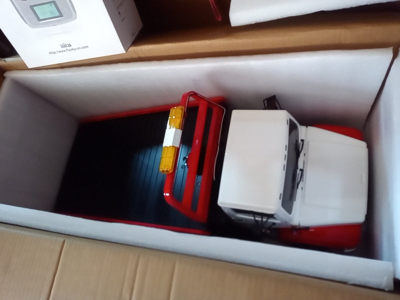 Second Hand US STOCK 1/10 CROSSRC WT4 RC Wrecker Truck Road Rescue Vehicle Painted Assembled Model