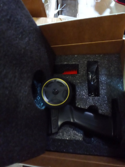 Second Hand US STOCK Remote Control Mini Drift Car 1:43 Race Car Toy Radio Lights Traffic Safety Cone