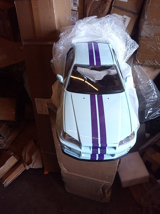 Second Hand US STOCK Capo 4WD 1/8 RC Racing Car R34 4x4 High Speed Metal RTR Drift Cars Sound Smoking