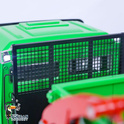 F2000 metal garbage dump truck 6X4 hydraulic toucan paint two speed gearbox
