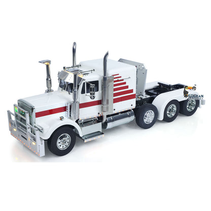 Ready to run plastic body tractor with full suspension chassis assembly
