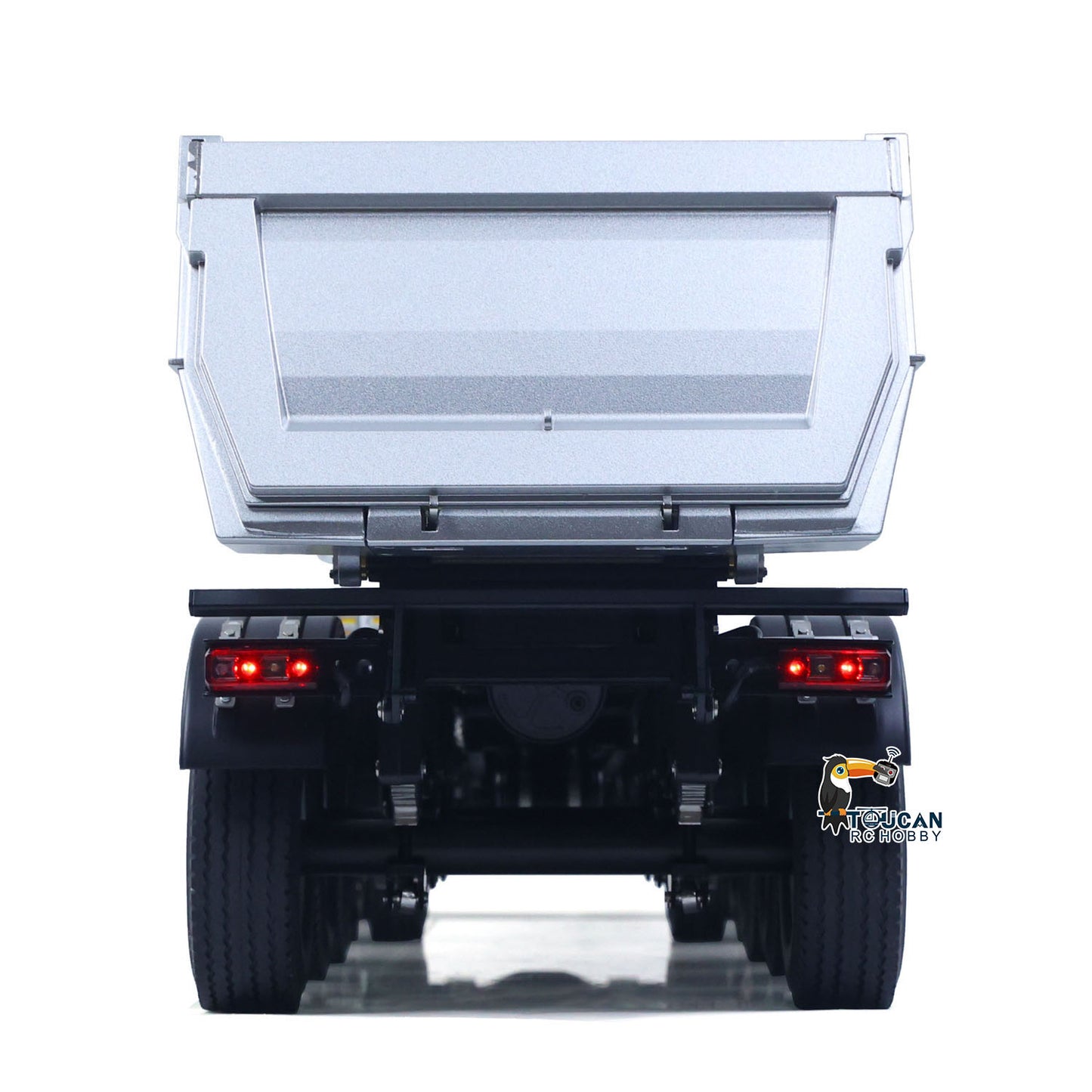 Rtr rc tractor triple axle tipper trailer kabolite KABO 5801 gray all electronic parts included
