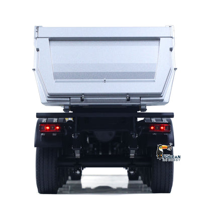 Rtr rc tractor triple axle tipper trailer kabolite KABO 5801 gray all electronic parts included
