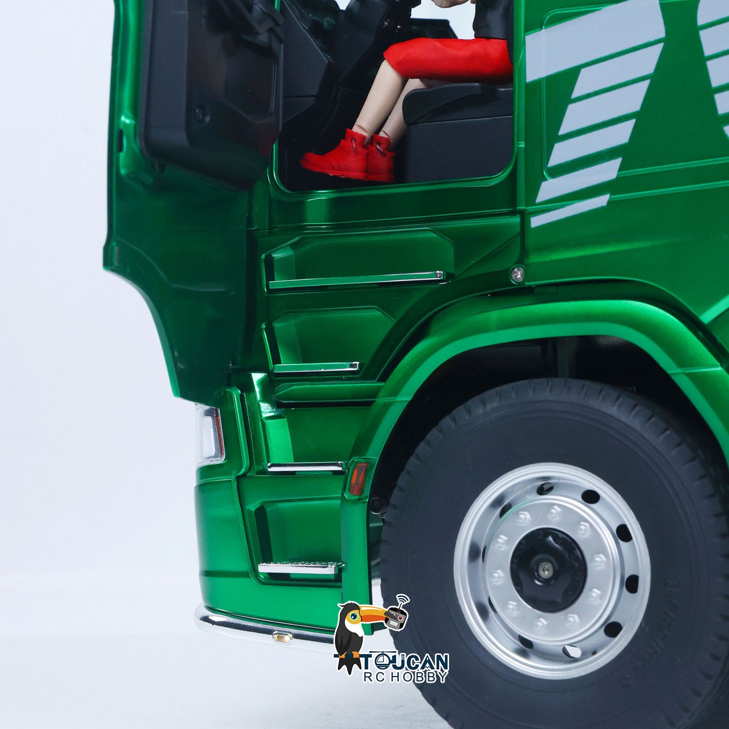 In Stock 1/14 KABOLITE 6*6 Remote Control Tractor Truck 770S 2Speed Gearbox Axle Locks Electric Windshield Wiper Openable Door RTR
