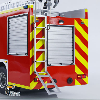 Simulation RC fire fighting truck metal chassis all electronic accessories pre-installed
