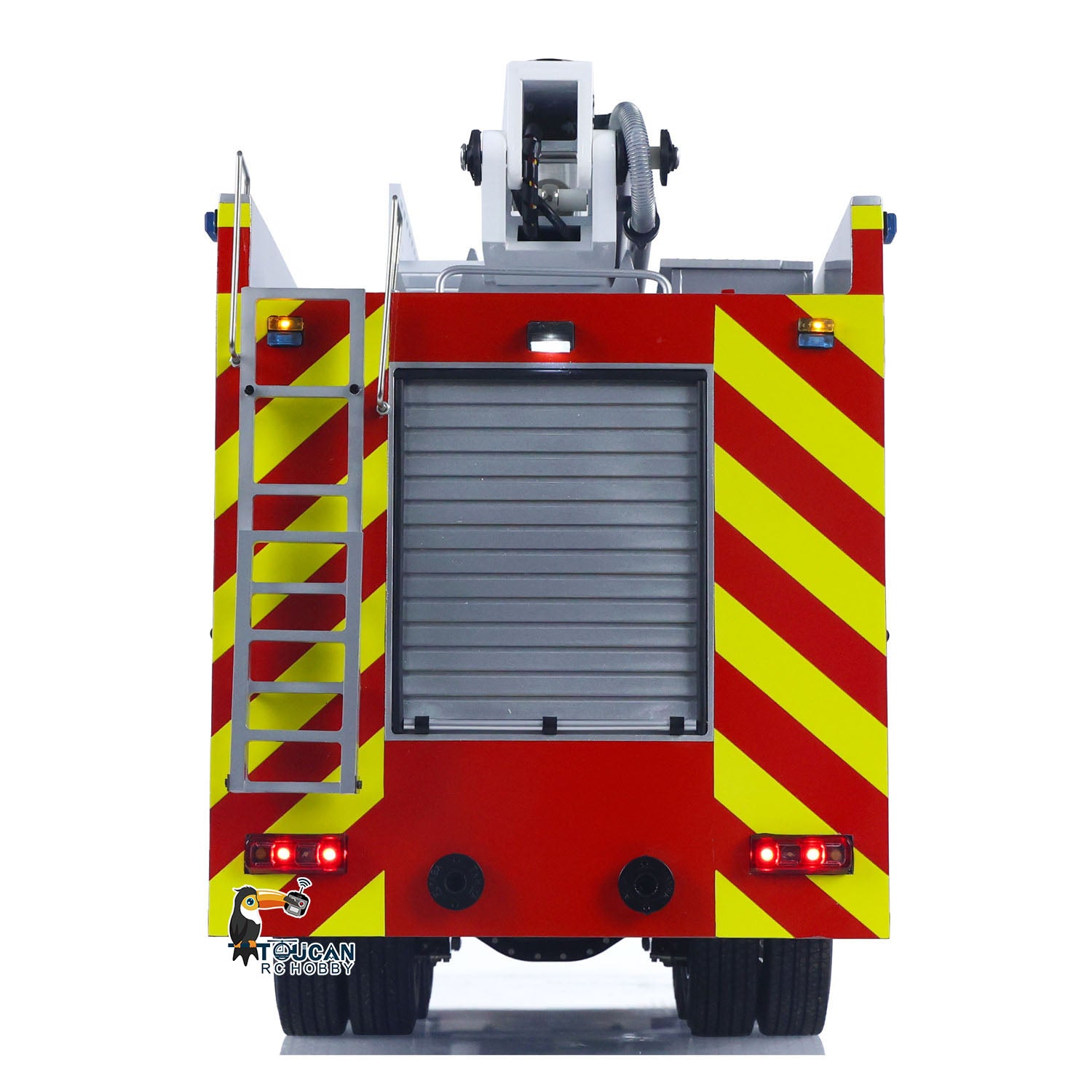 Full functional RC fire water cannon truck metal base chassis complete electronic parts
