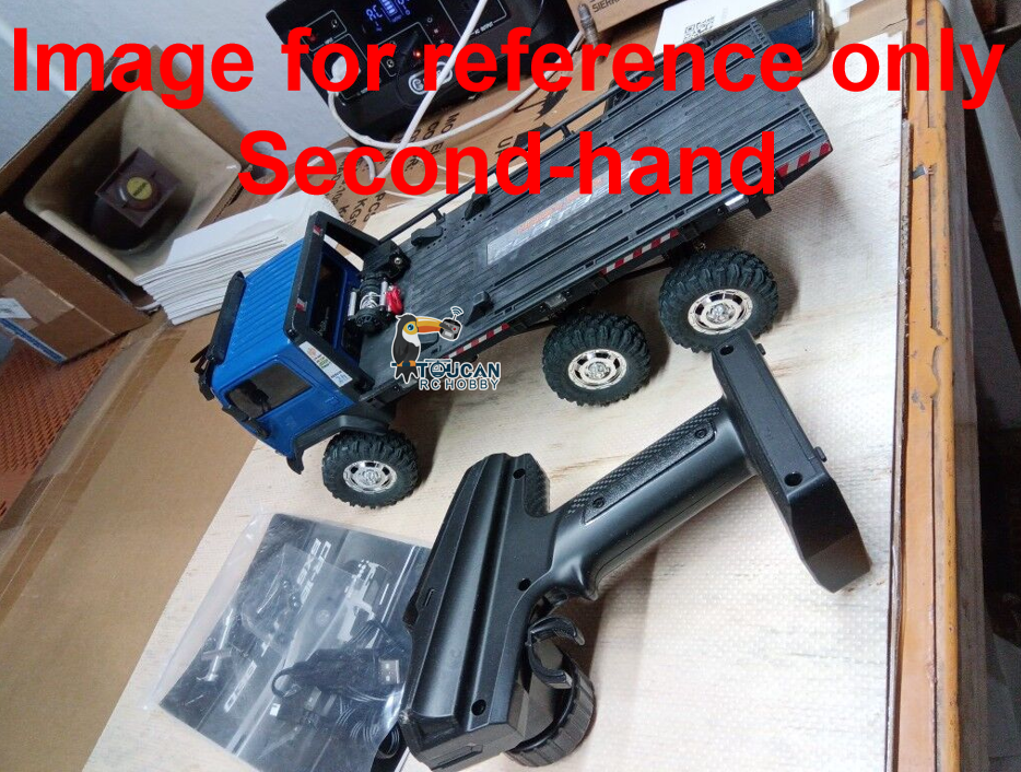 Fast Free Shipping Second Hand US Stock CR18P Flatbed Truck 6x6 RTR RC Rock Crawler 1/18 Off-Road Truck 2-Speed Lights