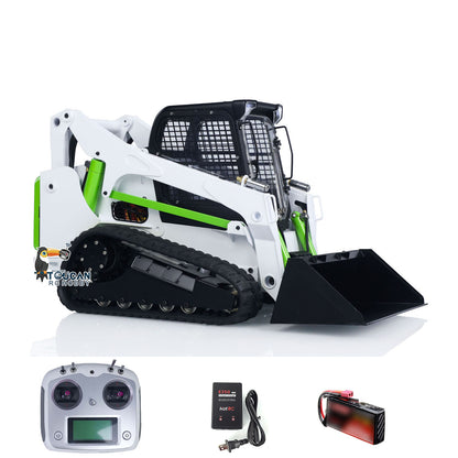 Simulated RC skid track loader SM770 TOUCAN red black complete set with battery charger
