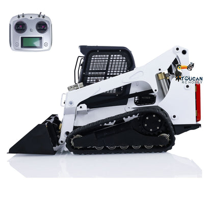 RC tracked skid loader SM770 TOUCAN red black simulation heavy machinery all parts complete
