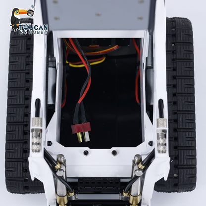 SM770 TOUCAN red black tracked loader simulation model with motor and sound light unit
