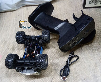 Free Shipping Second Hand US Stock JABAILE 3602 1/36 4WD 2.4G Radio Controlled Off Road Vehicles Mini Crawler Car Battery Lights RTR RC Toys Model Children Gift