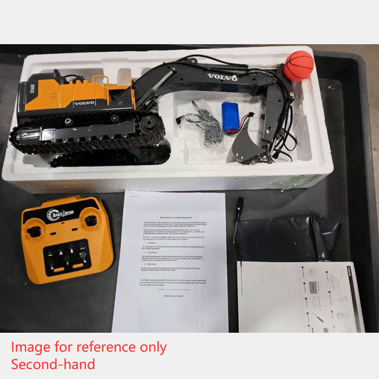 TOUCAN RC HOBBY Second Hand CA Stock 1/16 DoubleE E598 003 Electric Lifting RC Excavator Metal 2Arms Remote Control Digger