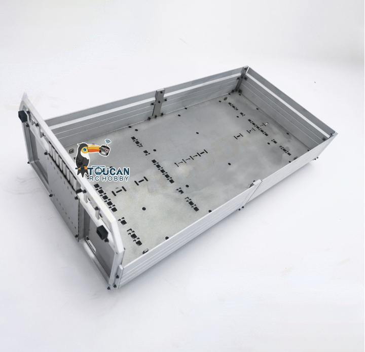 JXModel Metal Operation Cage Fork Telescopic Spreader Cargo Bucket for 1/14 RC Hydraulic Crane Truck F1650 F1650-TD DIY Parts for Enthusiast
